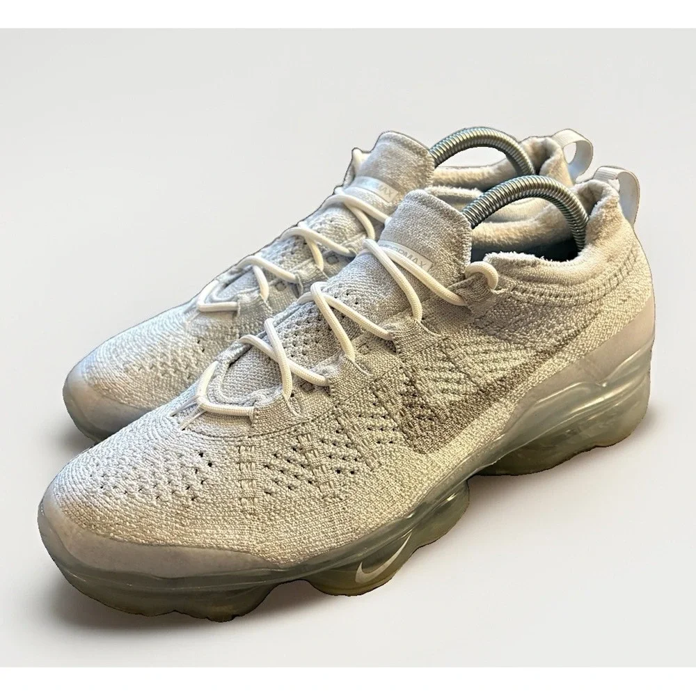 New Men's Nike Air Vapormax 2023 FK White Pure Platinum Size 9.5 DV1678 002 Shoe